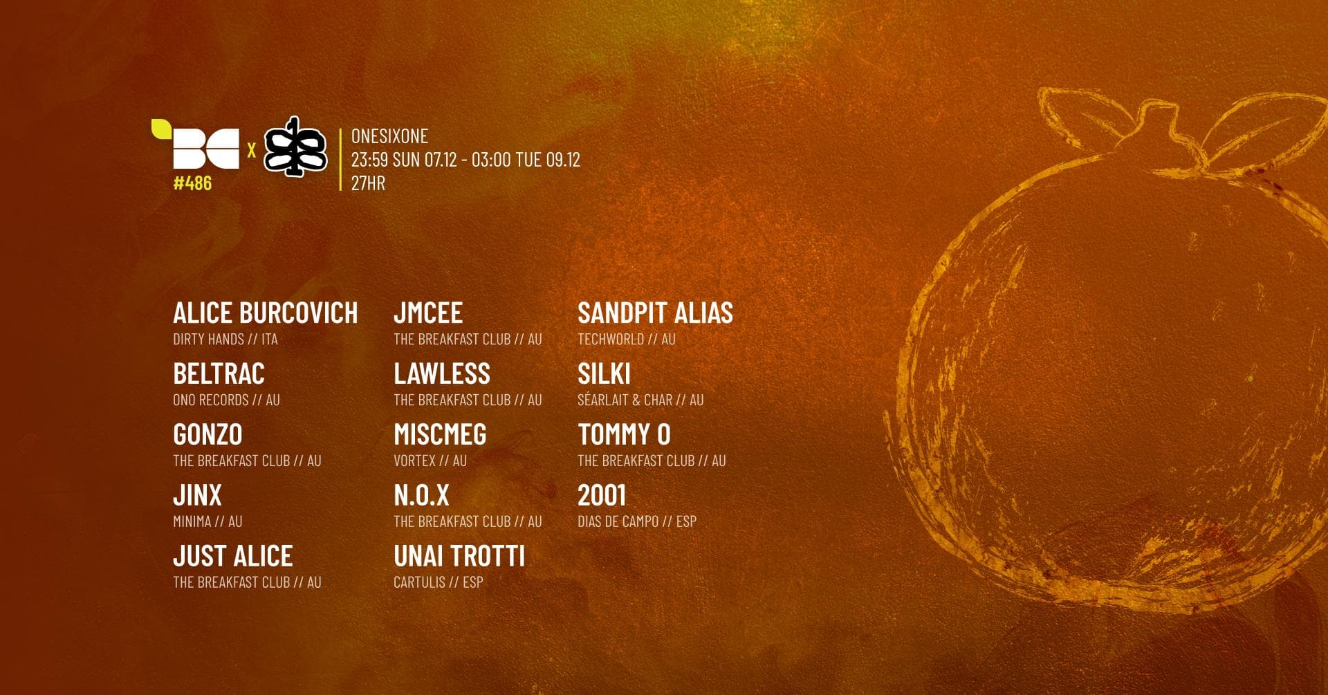 Breakfast Club 27hr (Unai Trotti + 1800play Showcase)