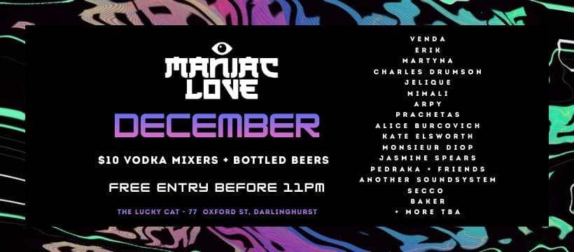 Maniac Fridays ft Roots Takeover @ The Lucky Cat