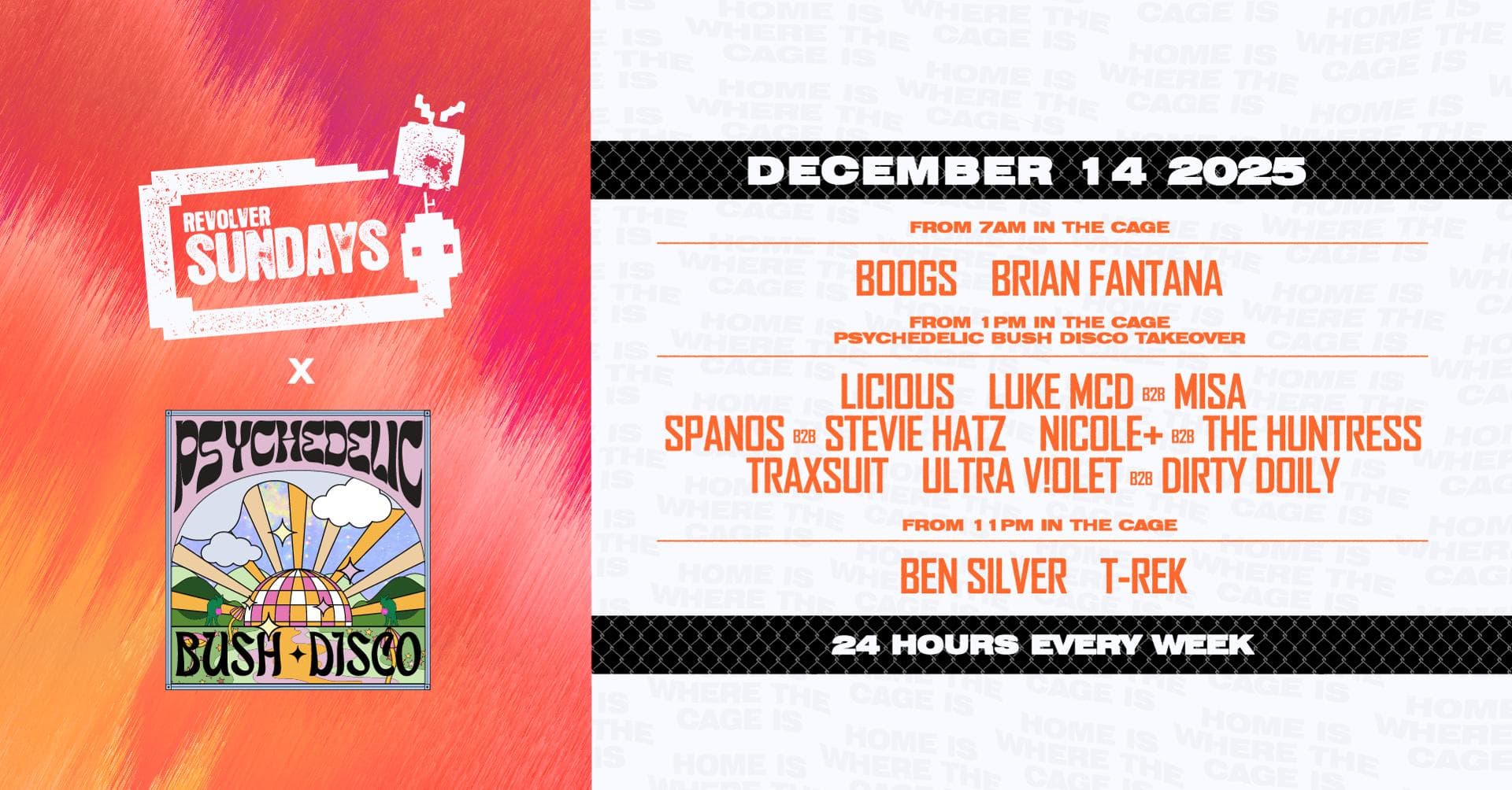 Revolver Sundays x Psychedelic Bush Disco Takeover