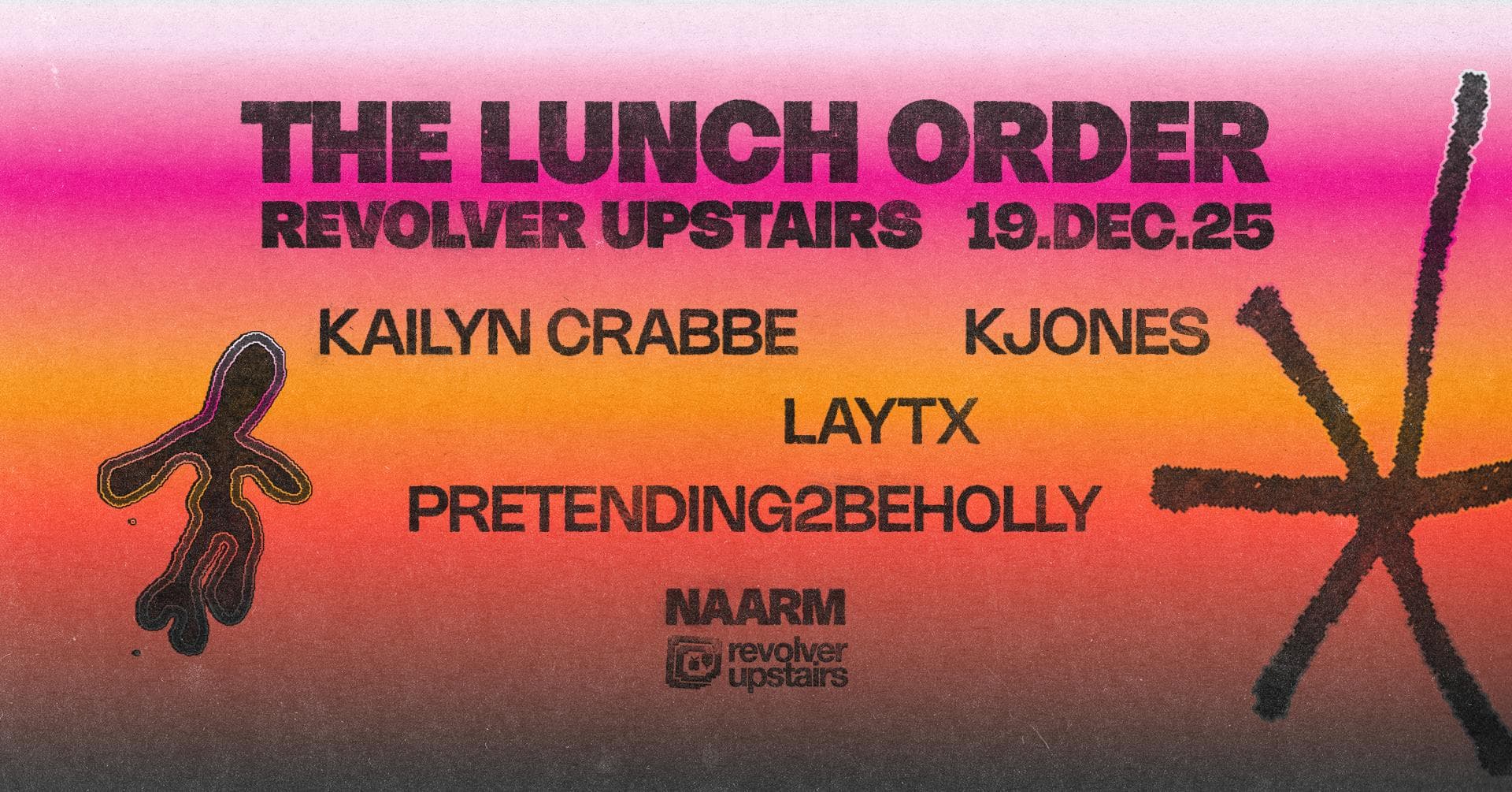 The Lunch Order at Revolver Upstairs